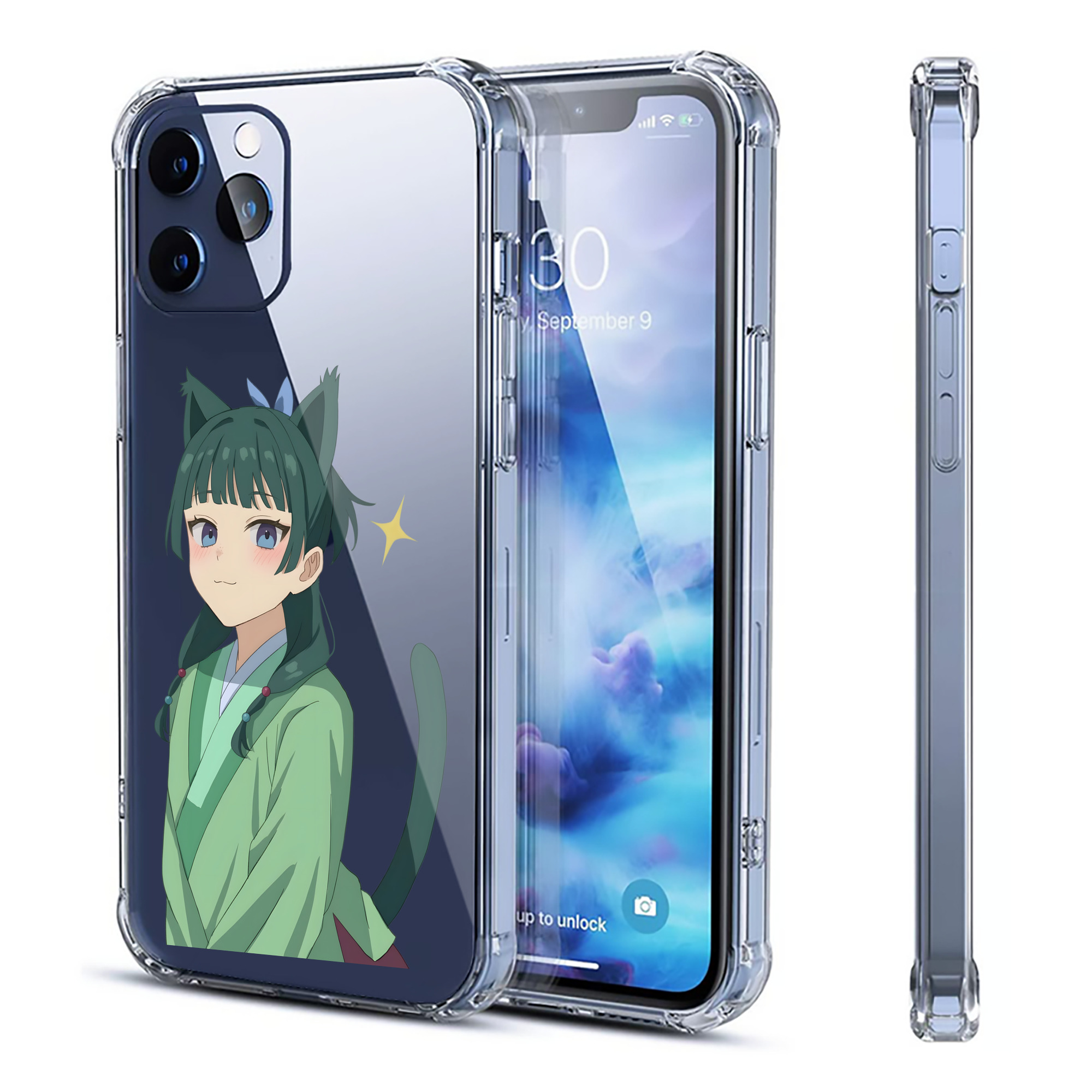 （画像用） 薬屋のひとりごと The Apothecary Diaries 【iPhone 12シリーズ対応】透明スマホケース（クリアソフトケース）